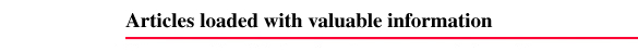 articles loaded with valuable copywriting information